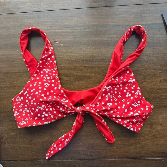 SHEIN Red Bikini Top - size S - Picture 1 of 2